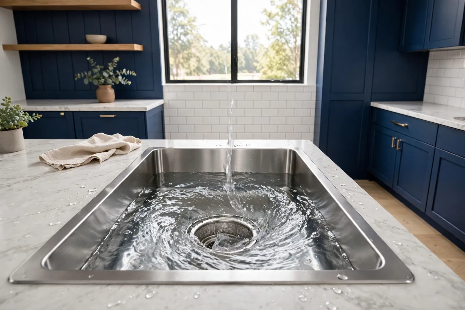 Drain Cleaning — Main Line Drain Cleaning in Bannister by Waldorf Plumbing Company
