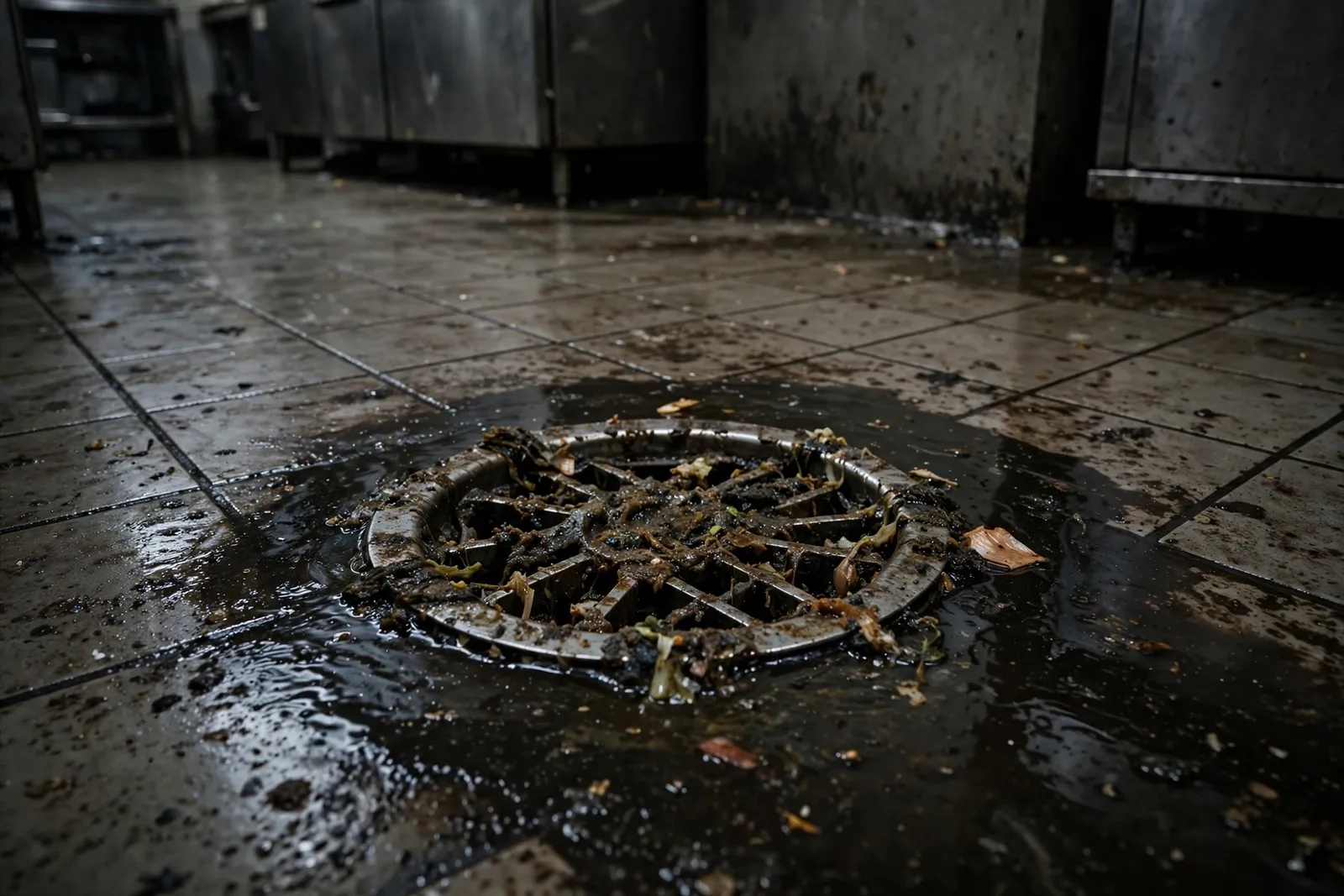 Before photo,  Kitchen Drain Work at a Restaurant on Route 301, by Waldorf Plumbing Company
