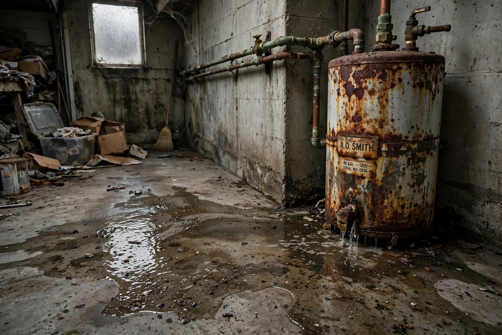 Before photo,  Water Heater Repair in Dorchester, by Waldorf Plumbing Company